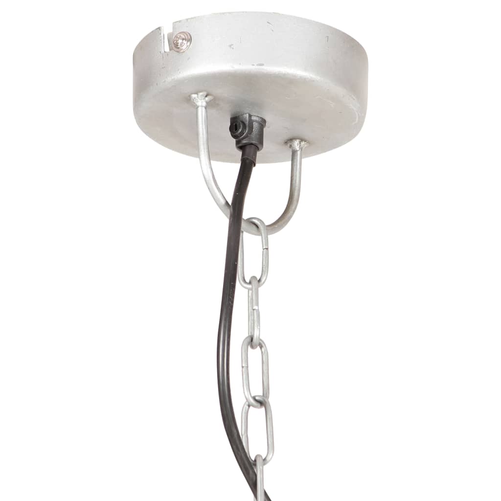 Hanglamp Industrieel Vintage Rond 25 W E27 31 Cm Zilverkleurig