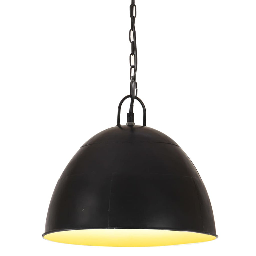 Hanglamp Industrieel Vintage Rond 25 W E27 31 Cm Zwart Φ 31 cm