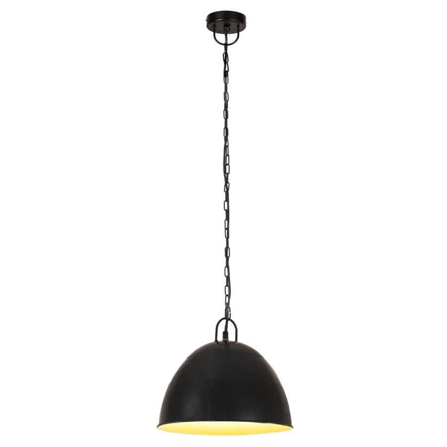 Hanglamp Industrieel Vintage Rond 25 W E27 31 Cm Zwart Φ 31 cm