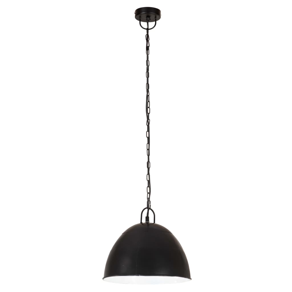 Hanglamp Industrieel Vintage Rond 25 W E27 31 Cm Zwart Φ 31 cm