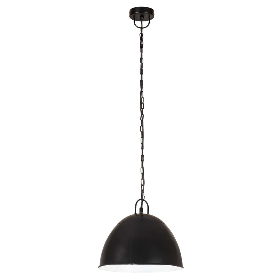 Hanglamp Industrieel Vintage Rond 25 W E27 31 Cm Zwart Φ 31 cm