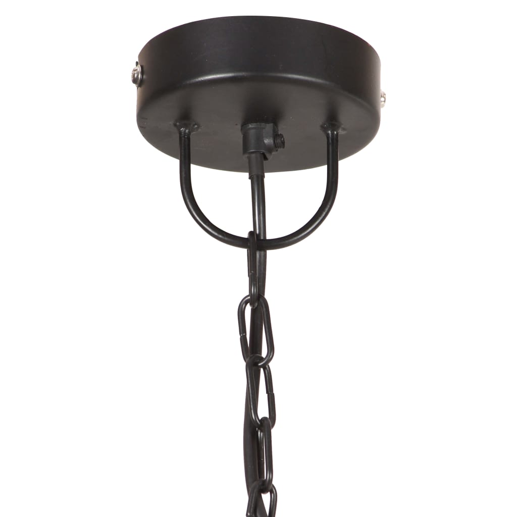 Hanglamp Industrieel Vintage Rond 25 W E27 31 Cm Zwart Φ 31 cm