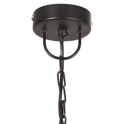 Hanglamp Industrieel Vintage Rond 25 W E27 31 Cm Zwart Φ 31 cm