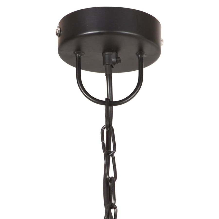 Hanglamp Industrieel Vintage Rond 25 W E27 31 Cm Zwart Φ 31 cm