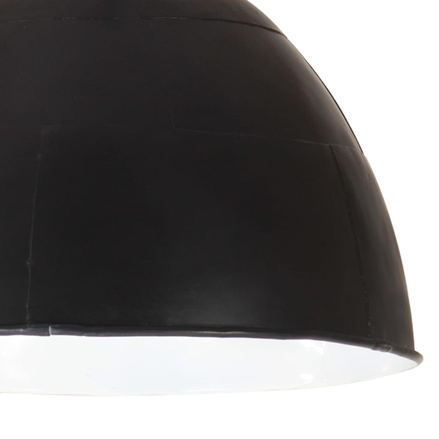 Hanglamp Industrieel Vintage Rond 25 W E27 31 Cm Zwart Φ 31 cm