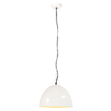 Hanglamp Industrieel Vintage Rond 25 W E27 31 Cm Wit Φ 31 cm