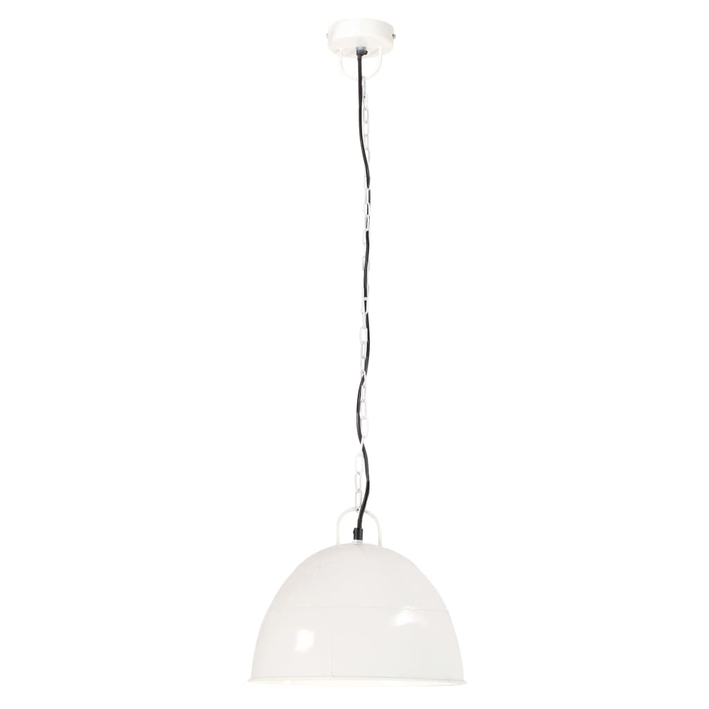 Hanglamp Industrieel Vintage Rond 25 W E27 31 Cm Wit Φ 31 cm