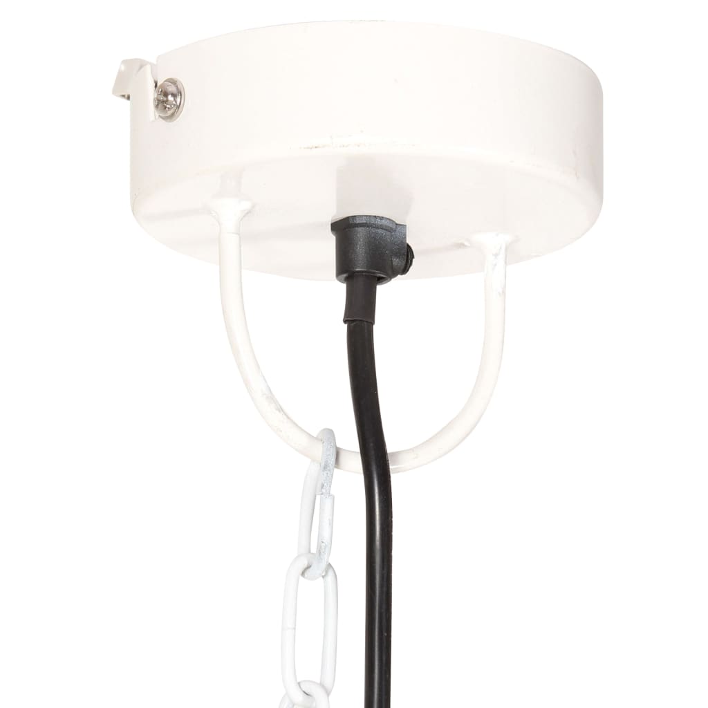 Hanglamp Industrieel Vintage Rond 25 W E27 31 Cm Wit Φ 31 cm
