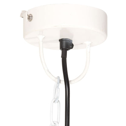 Hanglamp Industrieel Vintage Rond 25 W E27 31 Cm Wit Φ 31 cm