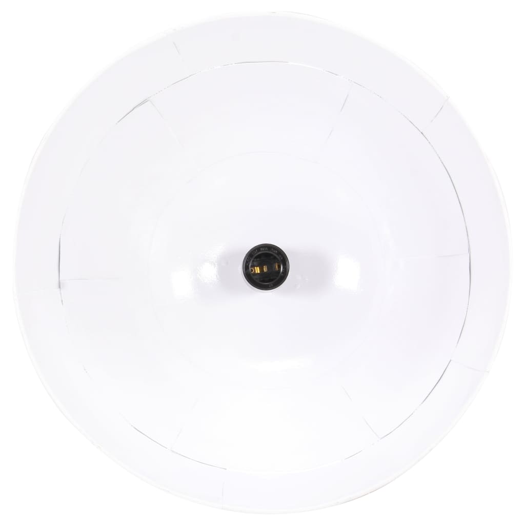 Hanglamp Industrieel Vintage Rond 25 W E27 31 Cm Wit Φ 31 cm
