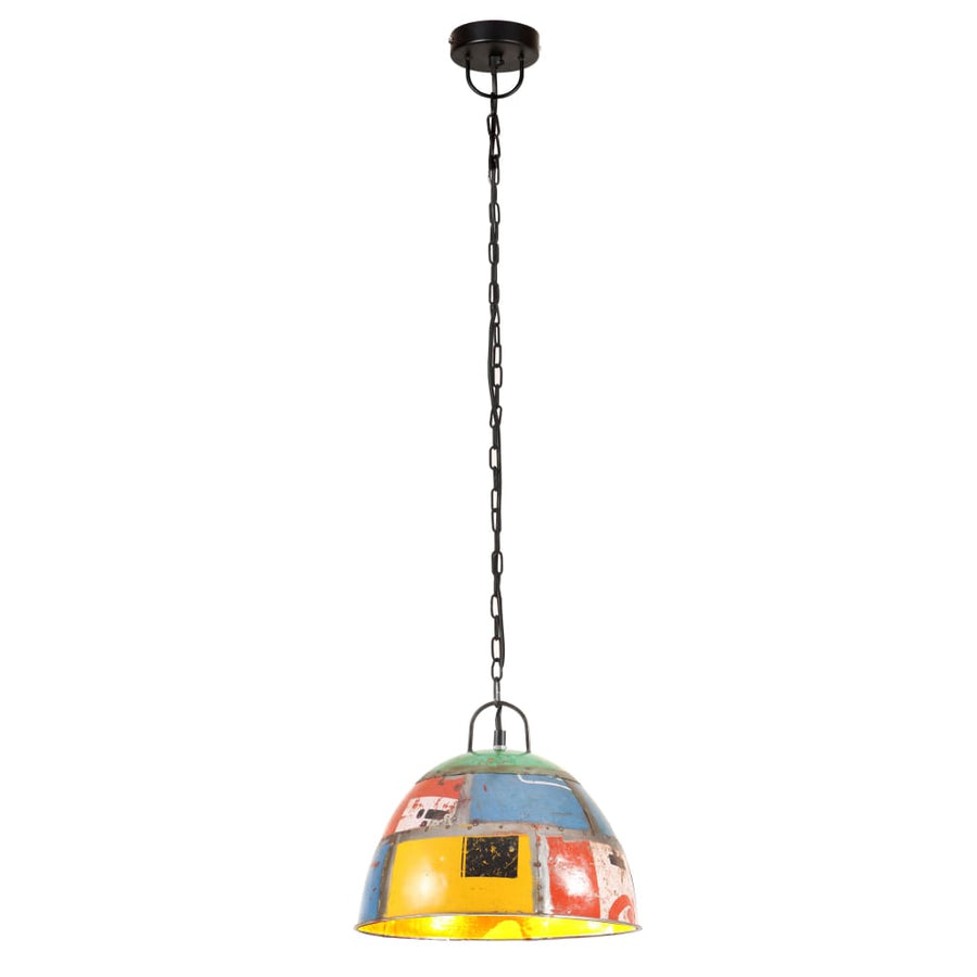 Hanglamp Industrieel Vintage Rond 25 W E27 3 Cm Meerkleurig Multikleur 1 Φ 31 cm