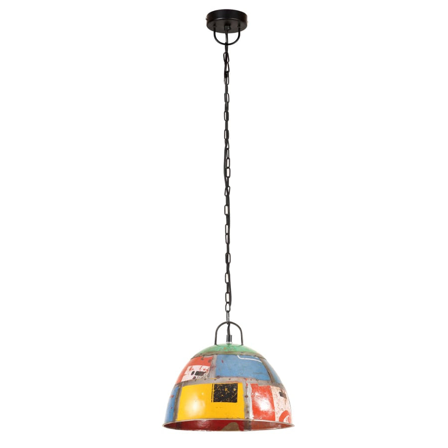 Hanglamp Industrieel Vintage Rond 25 W E27 3 Cm Meerkleurig Multikleur 1 Φ 31 cm