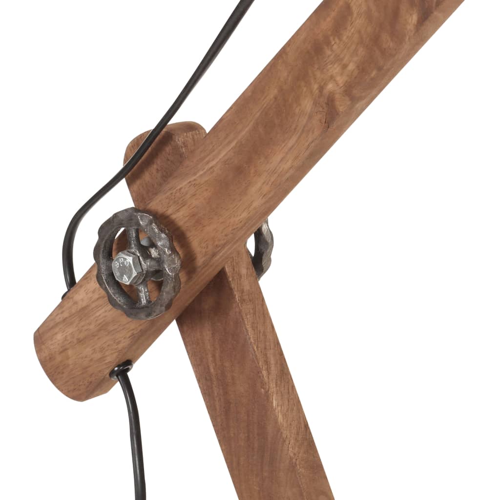 Bureaulamp industrieel rond E27 58x18x90 cm zilverkleurig