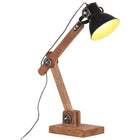 Bureaulamp 58x18x90 cm mangohout zwart