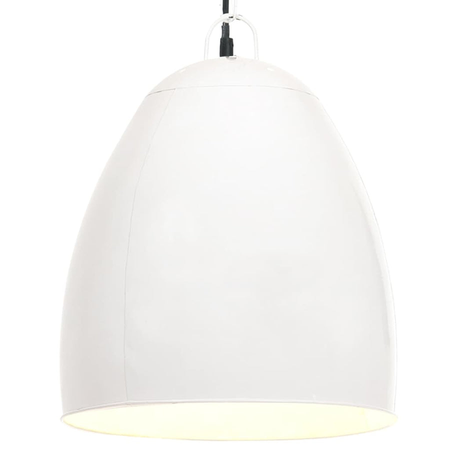 Hanglamp industrieel rond 25 W E27 42 cm wit Ø 42 cm Wit