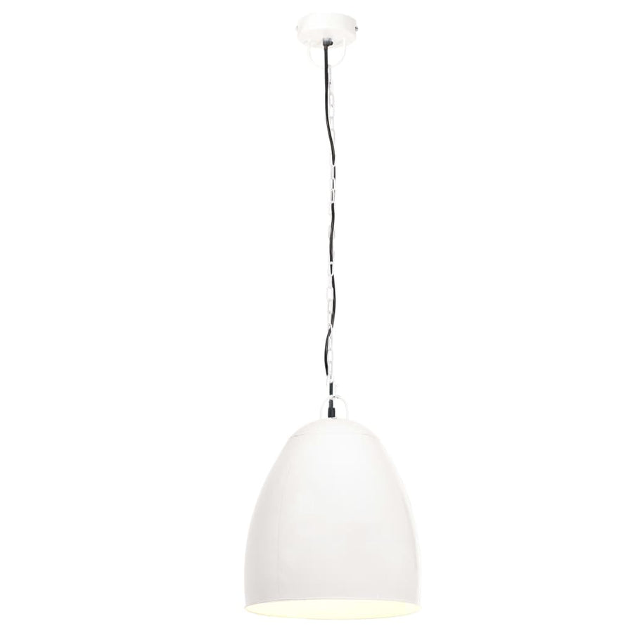Hanglamp industrieel rond 25 W E27 42 cm wit Ø 42 cm Wit