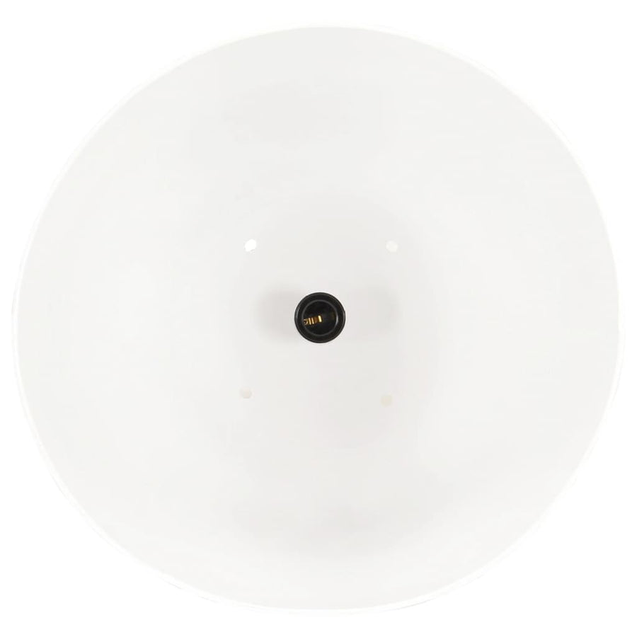 Hanglamp industrieel rond 25 W E27 42 cm wit Ø 42 cm Wit