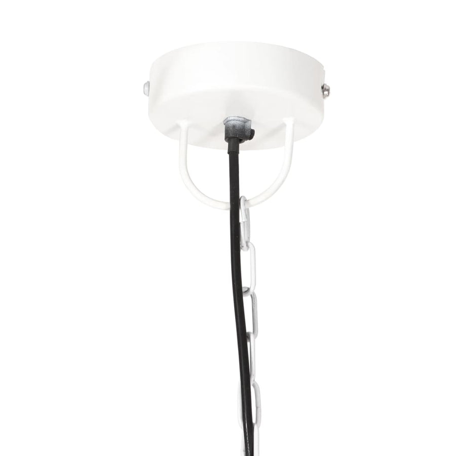 Hanglamp industrieel rond 25 W E27 42 cm wit Ø 42 cm Wit