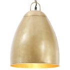 Hanglamp rond 32 cm messingkleurig E27