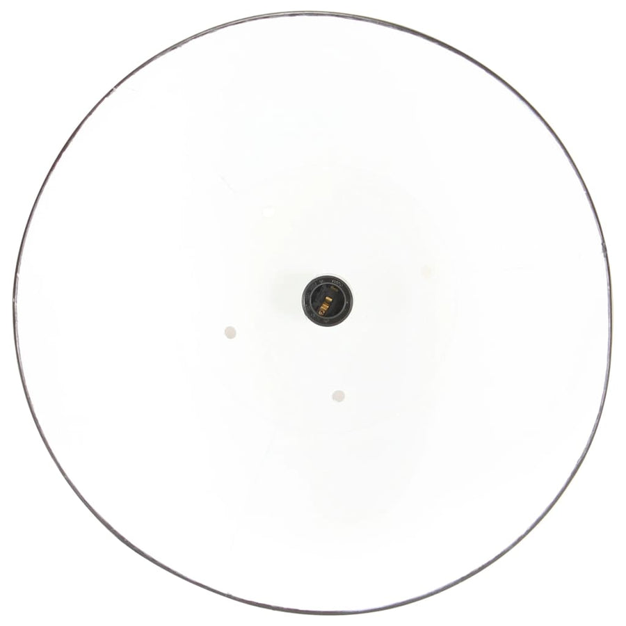 Hanglamp industrieel rond 25 W E27 32 cm zwart Ø 32 cm Zwart