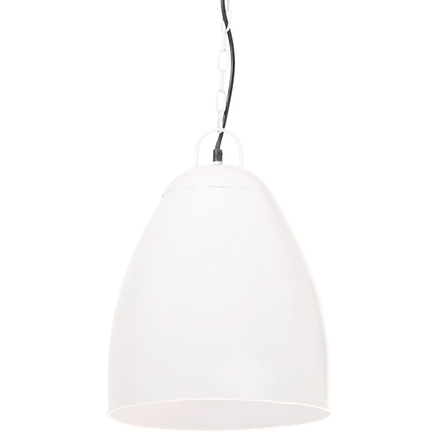 Hanglamp Industrieel Rond 25 W E27 32 Cm Ø 32 cm Wit