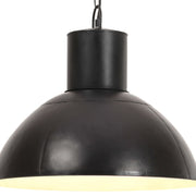 Hanglamp rond 48 cm zwart metaal