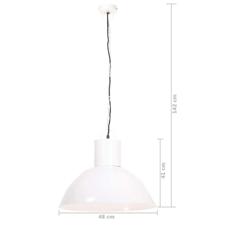 Hanglamp Rond 25 W E27 48 Cm Wit 1 Ø 48 cm
