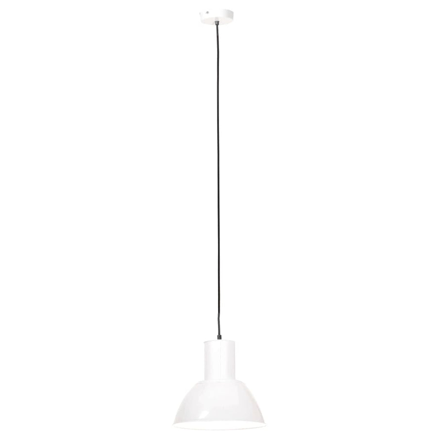 Hanglamp rond 25 W E27 28,5 cm wit Ø 28.5 cm Wit