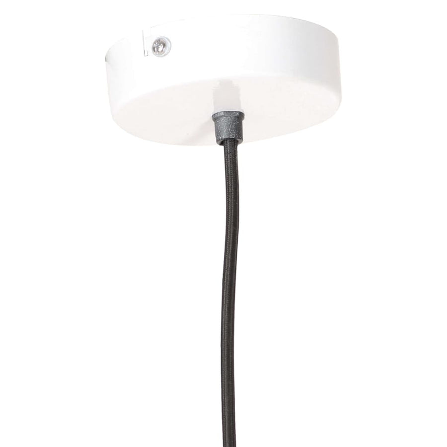 Hanglamp rond 25 W E27 28,5 cm wit Ø 28.5 cm Wit
