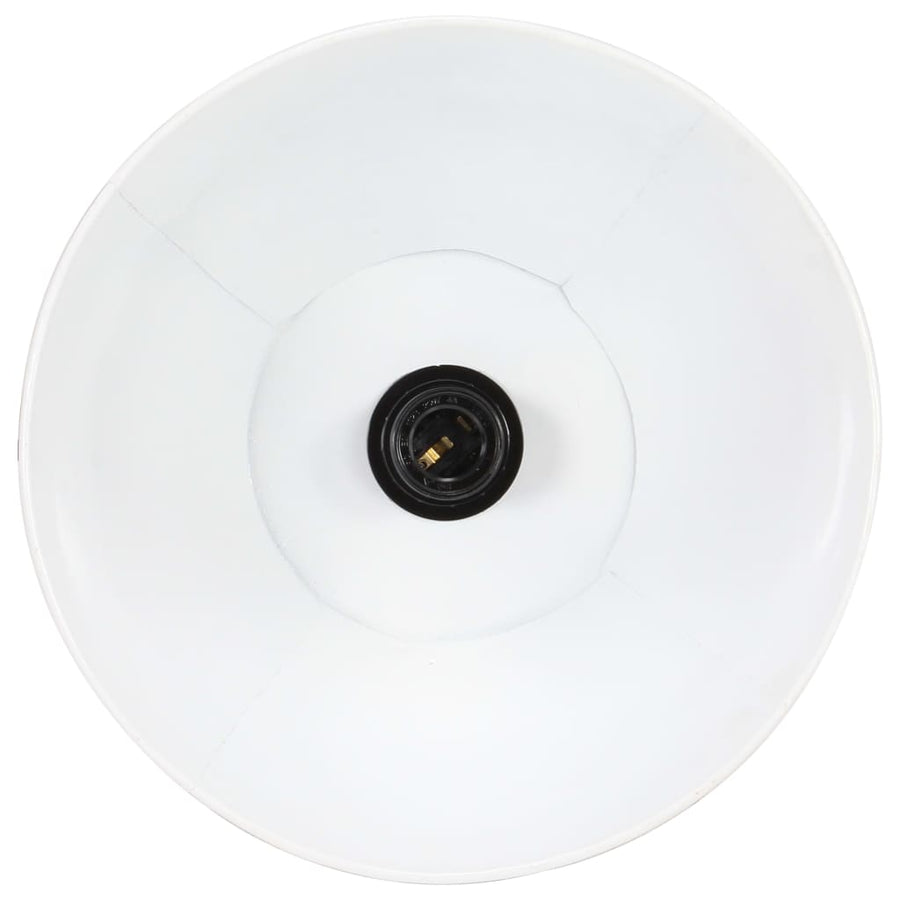 Hanglamp rond 25 W E27 28,5 cm wit Ø 28.5 cm Wit