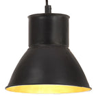 Hanglamp rond 17 cm zwart E27