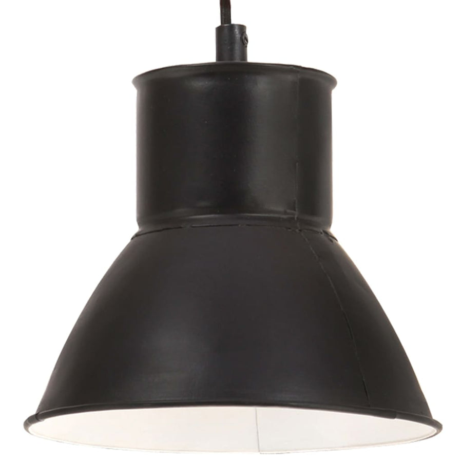 Hanglamp Rond 25 W E27 17 Cm Zwart