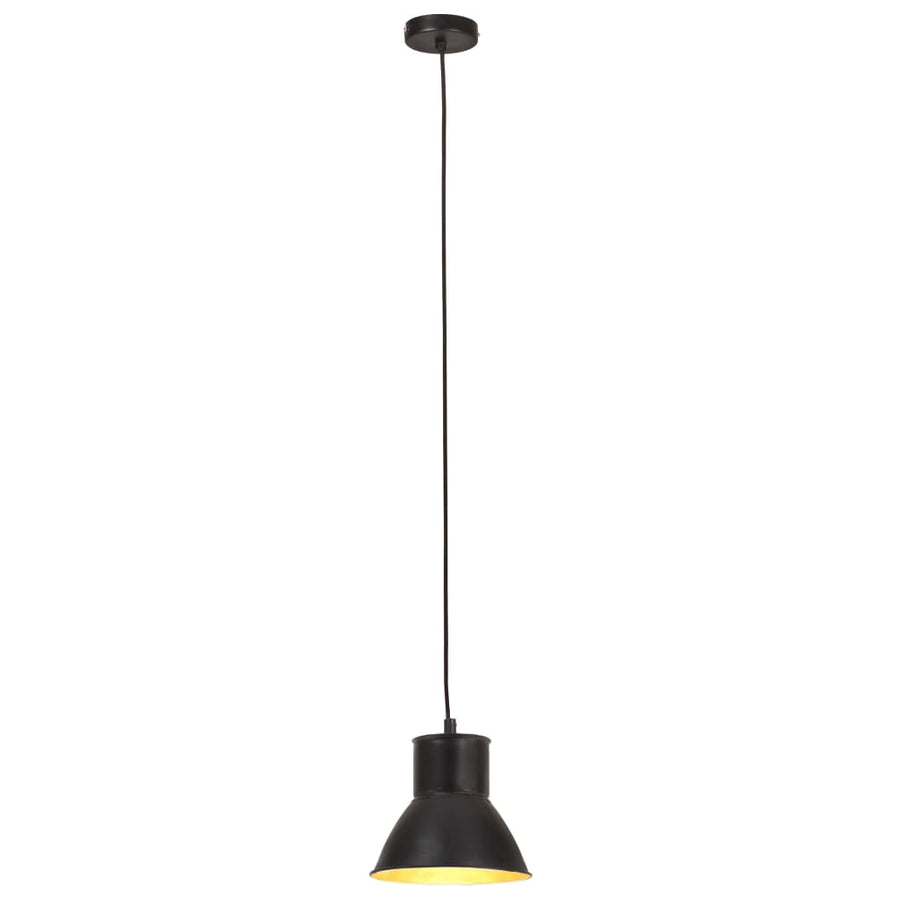 Hanglamp Rond 25 W E27 17 Cm Zwart