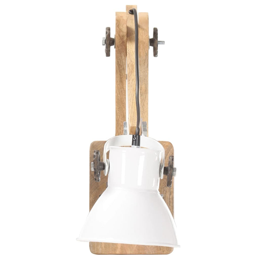 Wandlamp Industrieel Rond E27 Wit