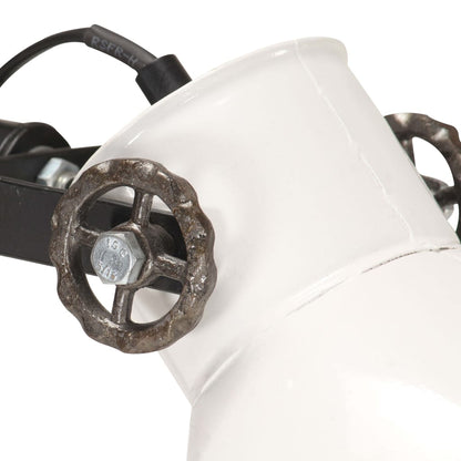 Vloerlamp Met Lampenkappen E7 Gietijzer Wit