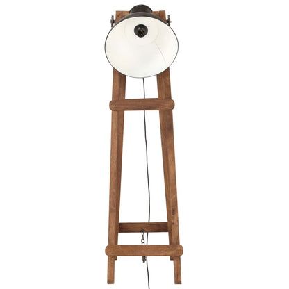 Vloerlamp E27 Massief Mangohout Zwart