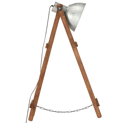 Vloerlampen E27 Massief Mangohout Kleurig Zilver
