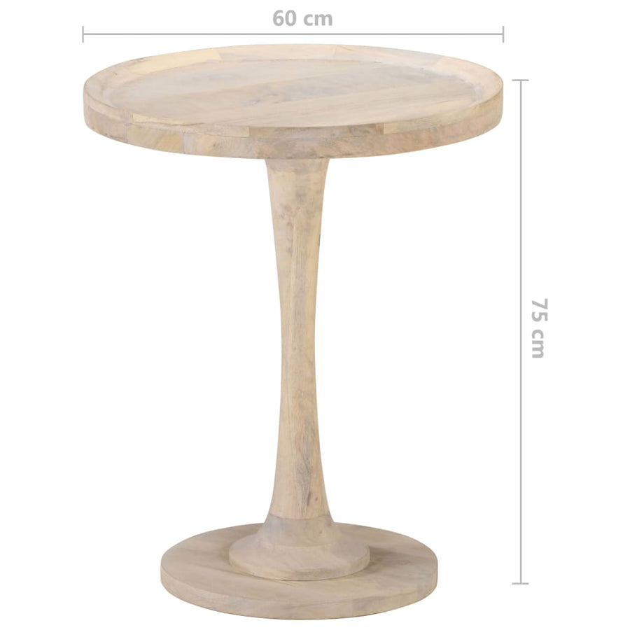 Bijzettafel Ø60X75 Cm Massief Mangohout Ø 60 x 75 cm