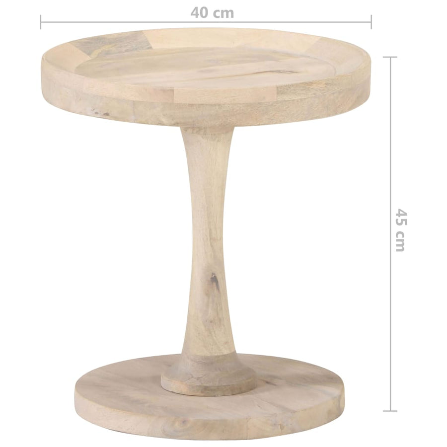 Bijzettafel Ø40X45 Cm Massief Mangohout Ø 40 x 45 cm