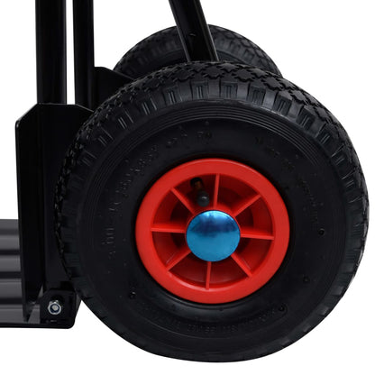 Steekwagen Telescopisch 200 Kg Zwart En Rood