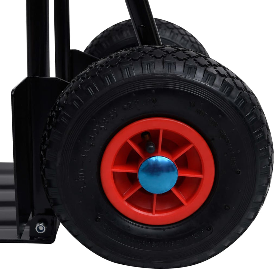 Steekwagen Telescopisch 200 Kg Zwart En Rood