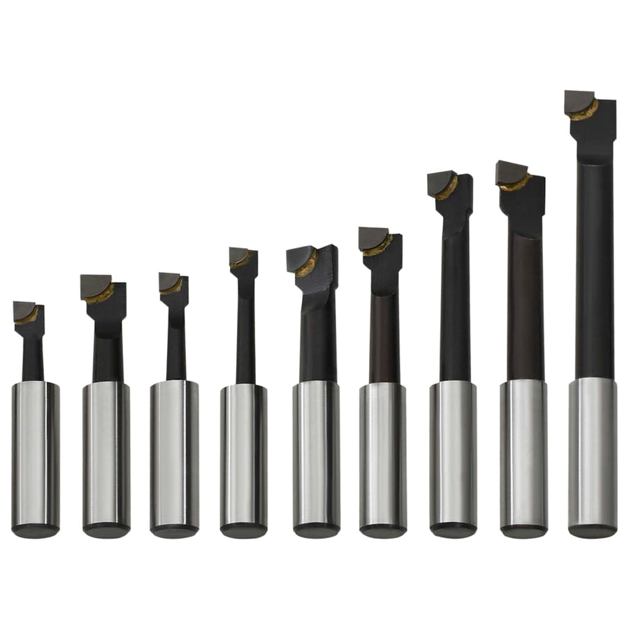 Boorfrezen 9 St Met Houtbasis 12 Mm