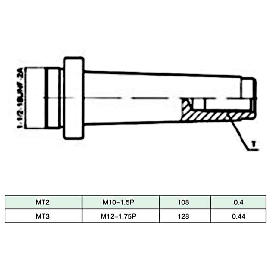 15-Delige Boorgereedschapsset Met -F1-12 Boorkop 50 Mm mt3
