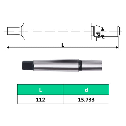 Snelspanboorkop Mt2-B16 Met 13 Mm Klembereik mt2-b16 (1-13 mm)