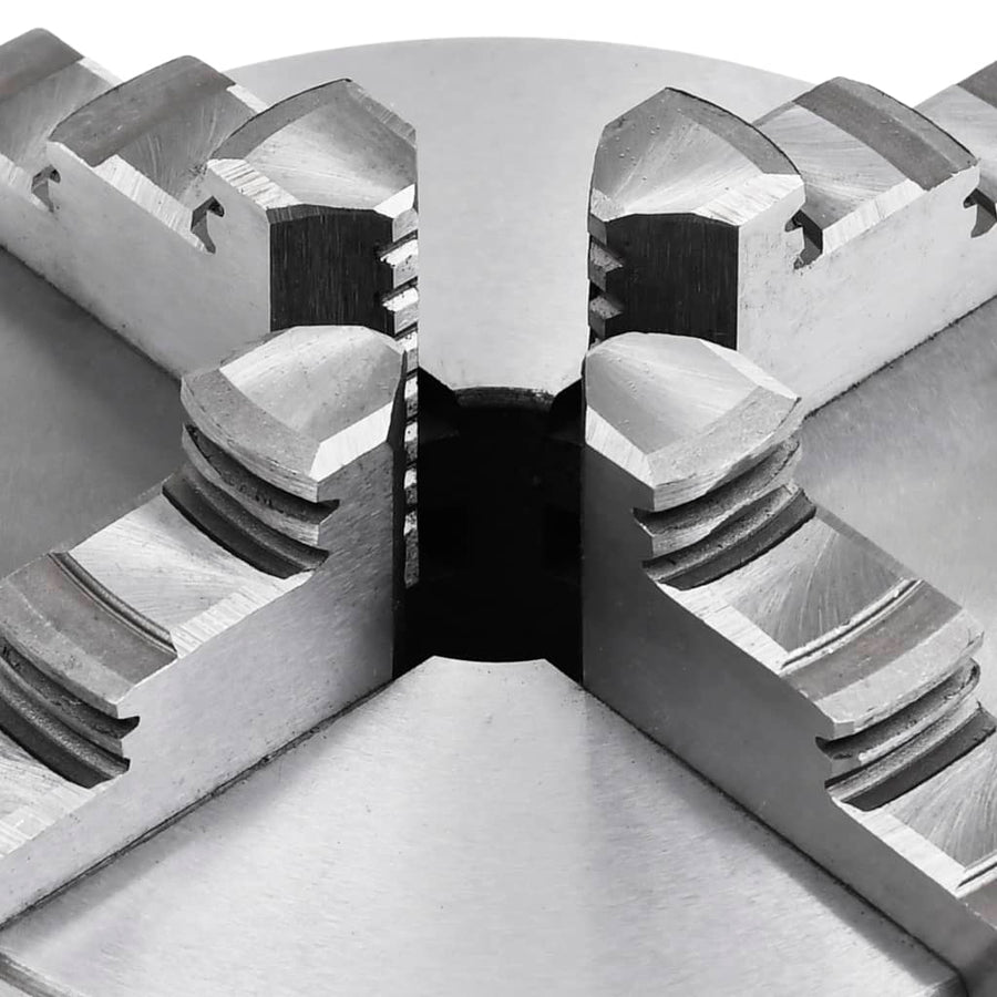 Klauwplaat met 4 bekken zelfcentrerend 125 mm staal 125 mm 4 bekken