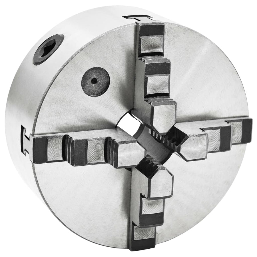 Klauwplaat met 4 bekken zelfcentrerend 160 mm staal 160 mm 4 bekken