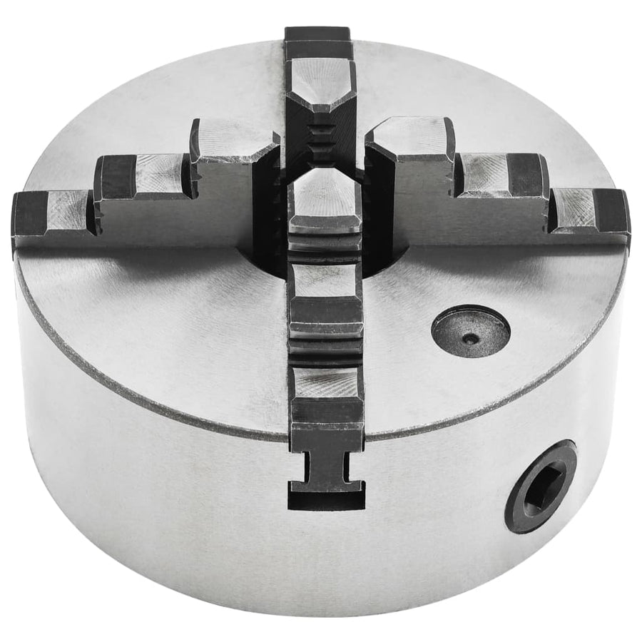 Klauwplaat met 4 bekken zelfcentrerend 160 mm staal 160 mm 4 bekken