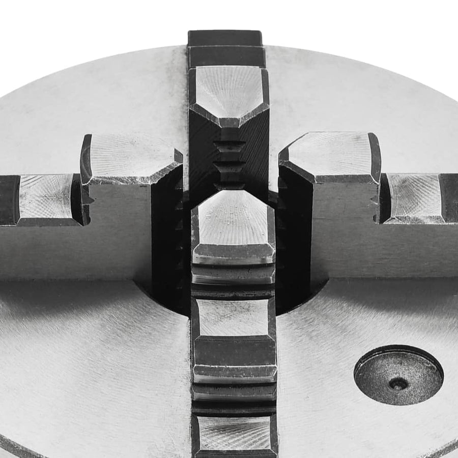 Klauwplaat met 4 bekken zelfcentrerend 160 mm staal 160 mm 4 bekken