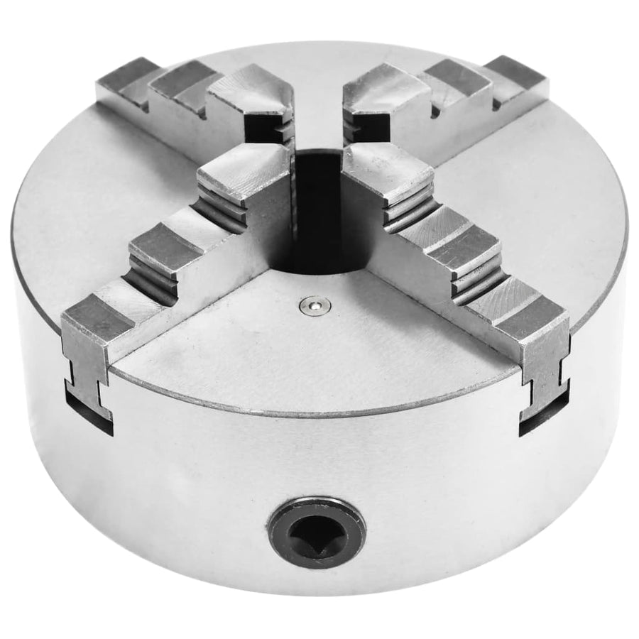 Klauwplaat met 4 bekken zelfcentrerend 200 mm staal 200 mm 4 bekken