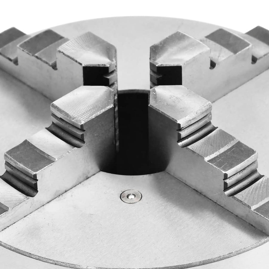 Klauwplaat met 4 bekken zelfcentrerend 200 mm staal 200 mm 4 bekken